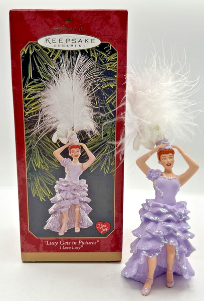 Hallmark Keepsake I Love Lucy Ornament Lucy Gets in Pictures 1999 U242