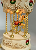 Hallmark Keepsake Tobin Fraley Holiday Carousel Light & Music Magic 1995 U242