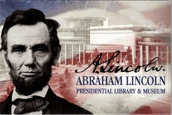 Abraham Lincoln Presidential Library & Museum Springfield IL Postcard PC506