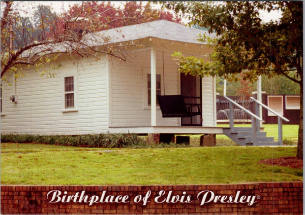 Birthplace of Elvis Presley Tupelo Mississippi Postcard PC506