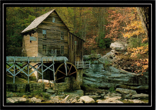 West Virginia Glade Creek Mill Babcock Mill State Park Postcard PC506