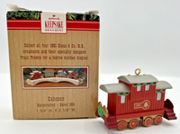 1991 Hallmark Keepsake Claus & Co. Railroad Caboose Keepsake Ornament U244