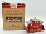 1991 Hallmark Keepsake Claus & Co. Railroad Caboose Keepsake Ornament U244