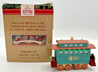 1991 Hallmark Claus & Co. Railroad Passenger Car Keepsake Ornament U244