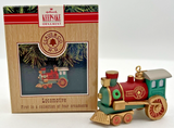 1991 Hallmark Claus & Co Railroad Locomotive Train Keepsake Ornament U244