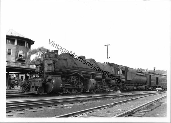 Vintage Chesapeake & Ohio Railroad 1499 Steam Engine T3-615