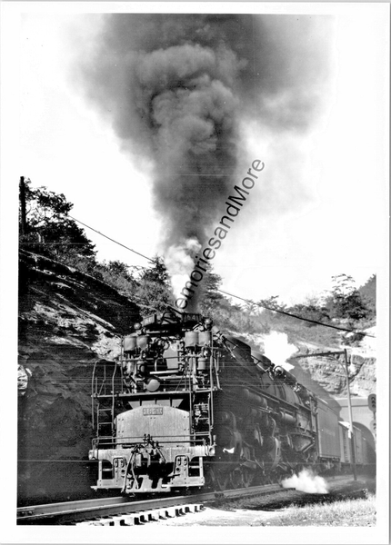 Vintage Chesapeake & Ohio Railroad 1641 Steam Engine T3-616