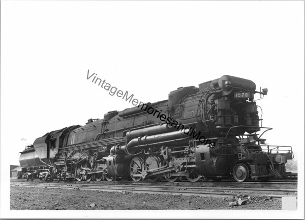 Vintage Chesapeake & Ohio Railroad 1578 Steam Engine T3-612