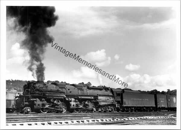 Vintage Chesapeake & Ohio Railroad 1617 Steam Engine T3-619