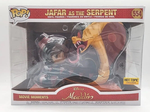 Funko Pop Movie Moments Disney#554 Aladdin Jafar As The Serpent Hot Topic TSB