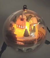 Hallmark 1986 Village Express Light & Motion Magic Train Ornament w/Box  U245