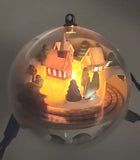 Hallmark 1986 Village Express Light & Motion Magic Train Ornament w/Box  U245