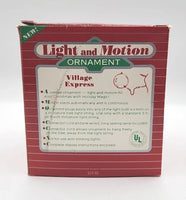 Hallmark 1986 Village Express Light & Motion Magic Train Ornament w/Box  U245