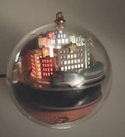 Hallmark 1989 Keepsake Magic Light & Motion Ornament Metro Express U245