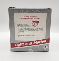 Hallmark 1989 Keepsake Magic Light & Motion Ornament Metro Express U245