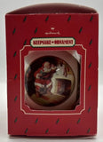 Hallmark Santa Coca-Cola Glass Ornament 1986 U246