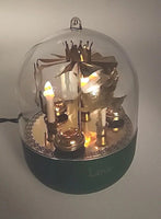 Hallmark 1993 Ornament Brass Song Of The Chimes Light Motion & Sound  U245