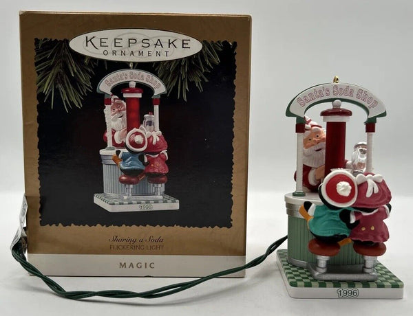 Hallmark Keepsake Ornament Sharing a Soda 1996 U246