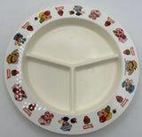 Vintage 1980's  Strawberry Shortcake Deka 3 Piece Plastic Dish Meal U115Set B