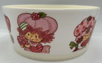 Vintage 1980's  Strawberry Shortcake Deka 3 Piece Plastic Dish Meal U115Set B