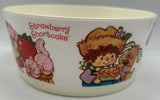 Vintage 1980's  Strawberry Shortcake Deka 3 Piece Plastic Dish Meal U115Set B