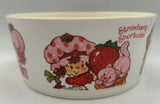 Vintage 1980's  Strawberry Shortcake Deka 3 Piece Plastic Dish Meal Set U114A