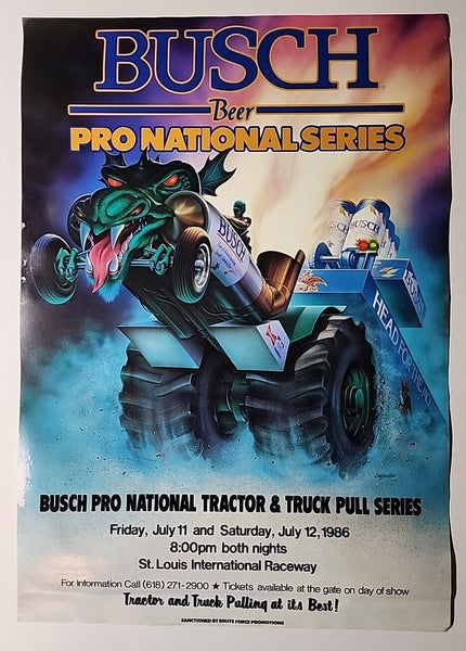 1986 Original Busch Beer Pro National Series Tractor & Truck Pull St. Louis P1
