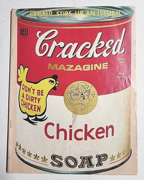 1973 Cracked Magazine May No. 108 Chicken Soap M644