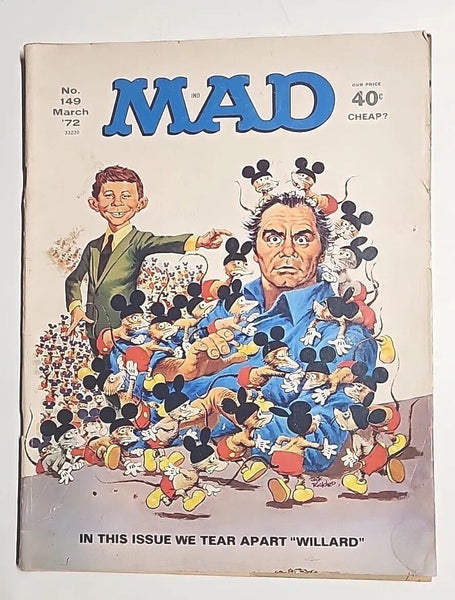 1972 MAD Magazine March No. 149 Willard M649