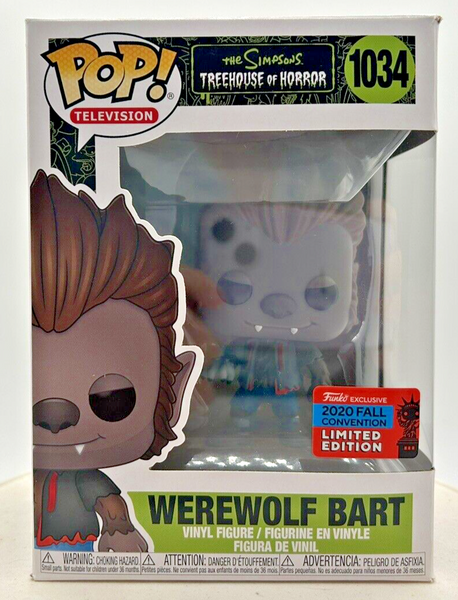 Funko Pop! The Simpsons Treehouse of Horror Werewolf Bart #1034 F18