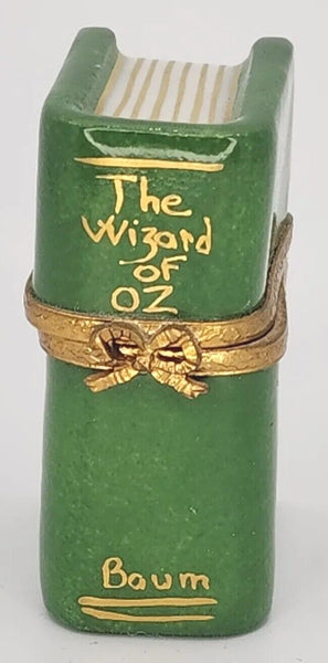 Vintage Limoges Peint Main The Wizard of Oz Book Trinket Box RARE PB97
