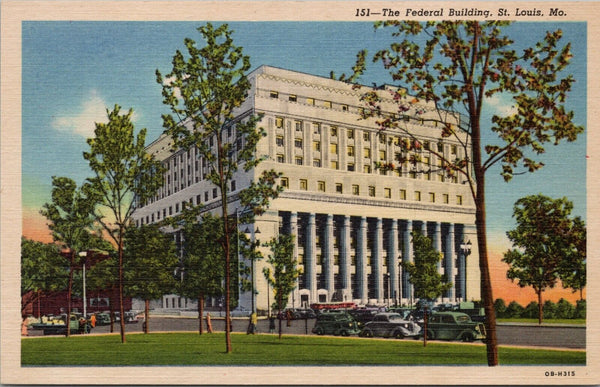 The Federal Building St. Louis MO Postcard PC561