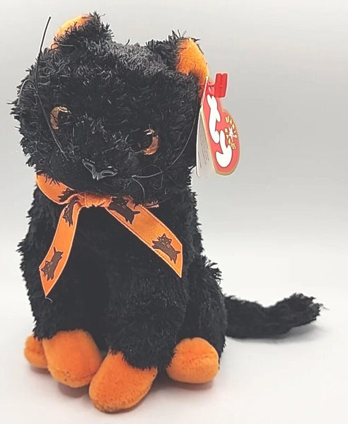 2000 Ty Beanie Baby "Fraidy" Halloween Cat Retired Cat BB8