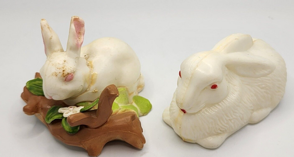 Vintage Wilton Rabbit 1973 Cake Decoration Topper And Plastic Bunny PB82