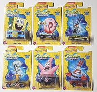 Hot Wheels Sponge Bob SquarePants 2018 Nickelodeon Set of 6 Cars HW6