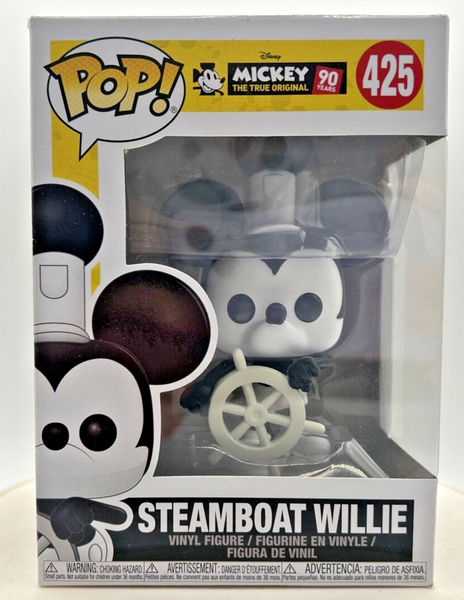 Funko Pop! Disney Mickey The True Original Steamboat Willie #425 F5