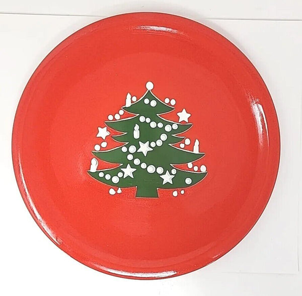 Waechstersbach Christmas Tree 10" Dinner Plate made in Germany U145