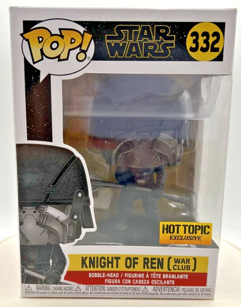 Funko Pop! Star Wars Knight of Ren (War Club) Hot Topic Exclusive #332 F3
