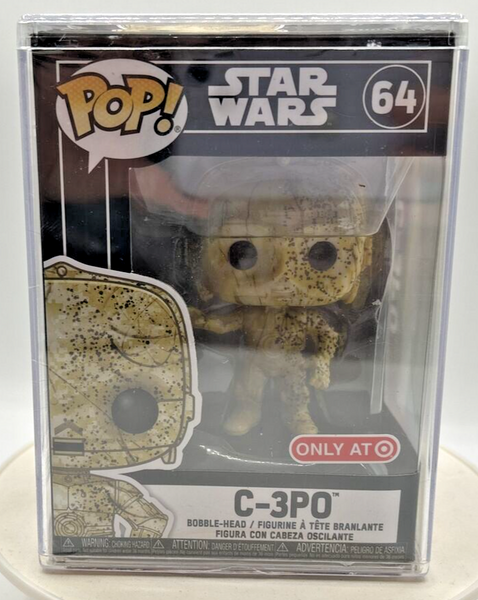 Funko Pop! Star Wars C-3PO Target Exclusive in Hard Stack Box #64 F3